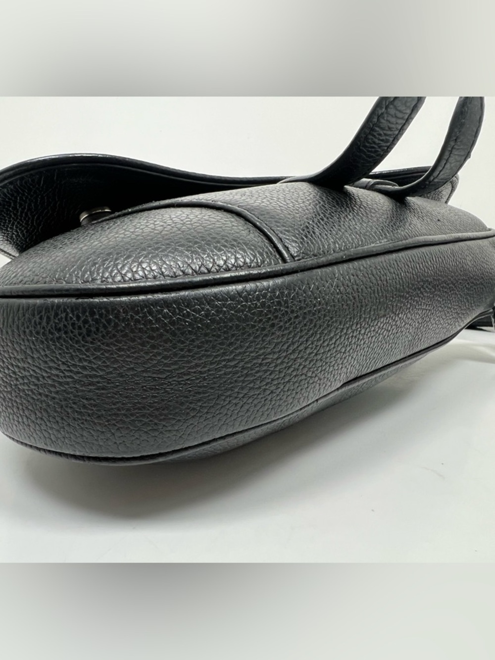 Dior Saddle Crossbody Bag Leather Black - Picture 7 of 11